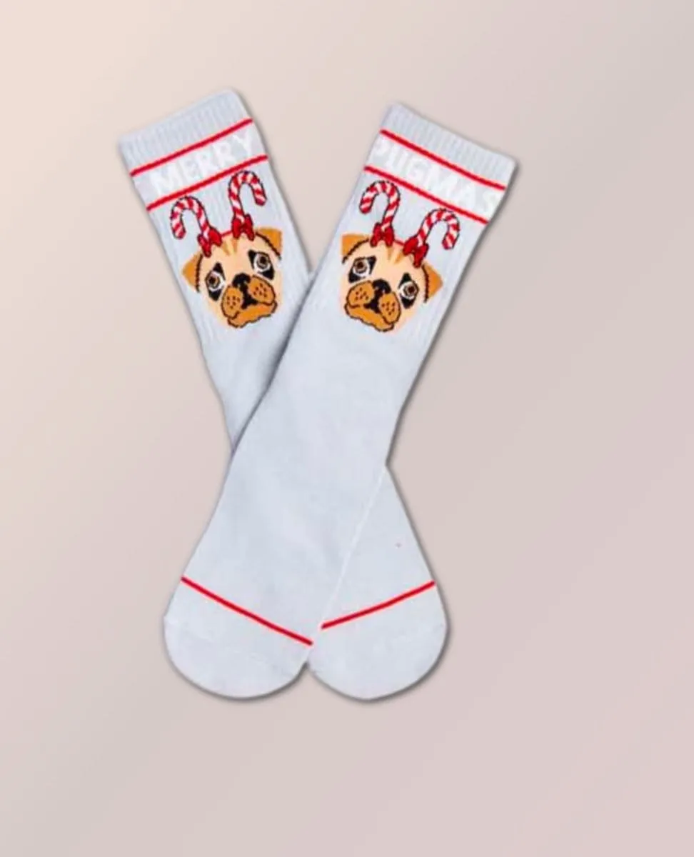 'Merry Puggins' Christmas Socks