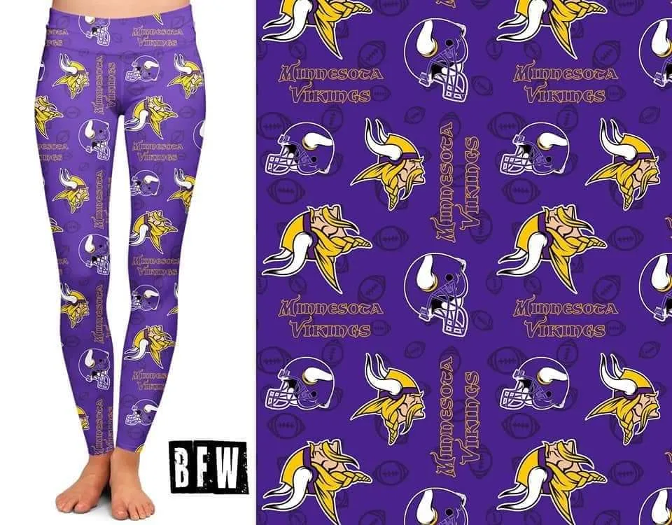 Minnesota leggings with pockets and hoodies