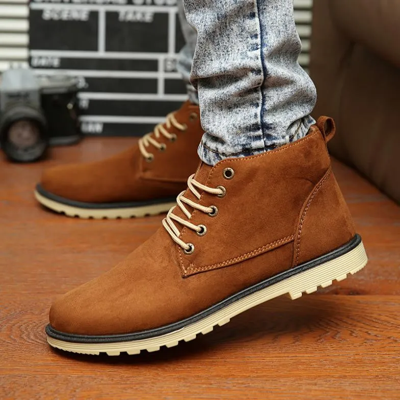 New Arrivals Autumn Spring Men sneakers Quality light casual high top Fashion men shoes boots