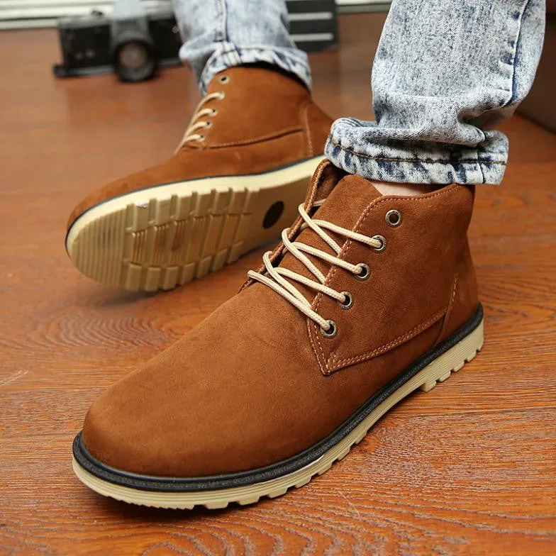 New Arrivals Autumn Spring Men sneakers Quality light casual high top Fashion men shoes boots