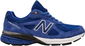 New Balance 990v4 Made In USA 'UV Blue' sneakers, blue