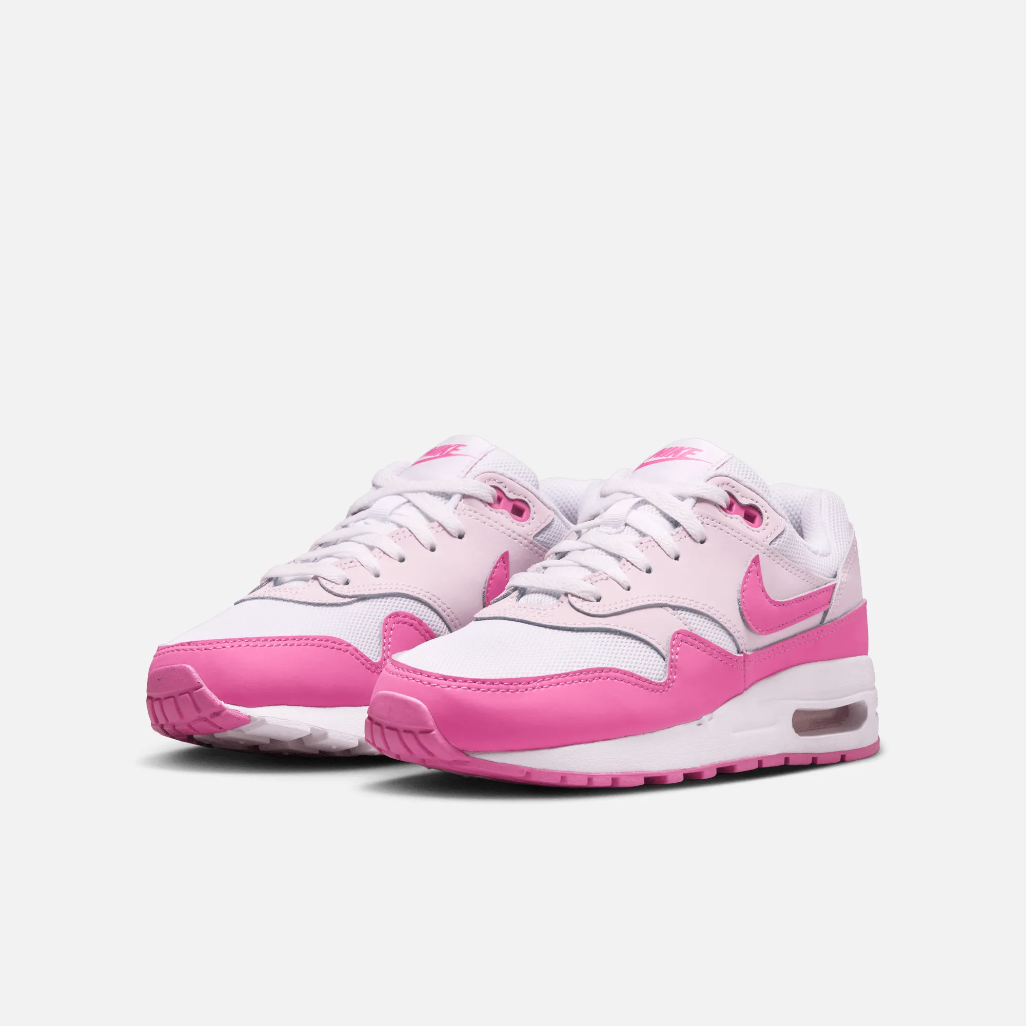 Nike Big Kids' Air Max 1 Playful Pink (GS)