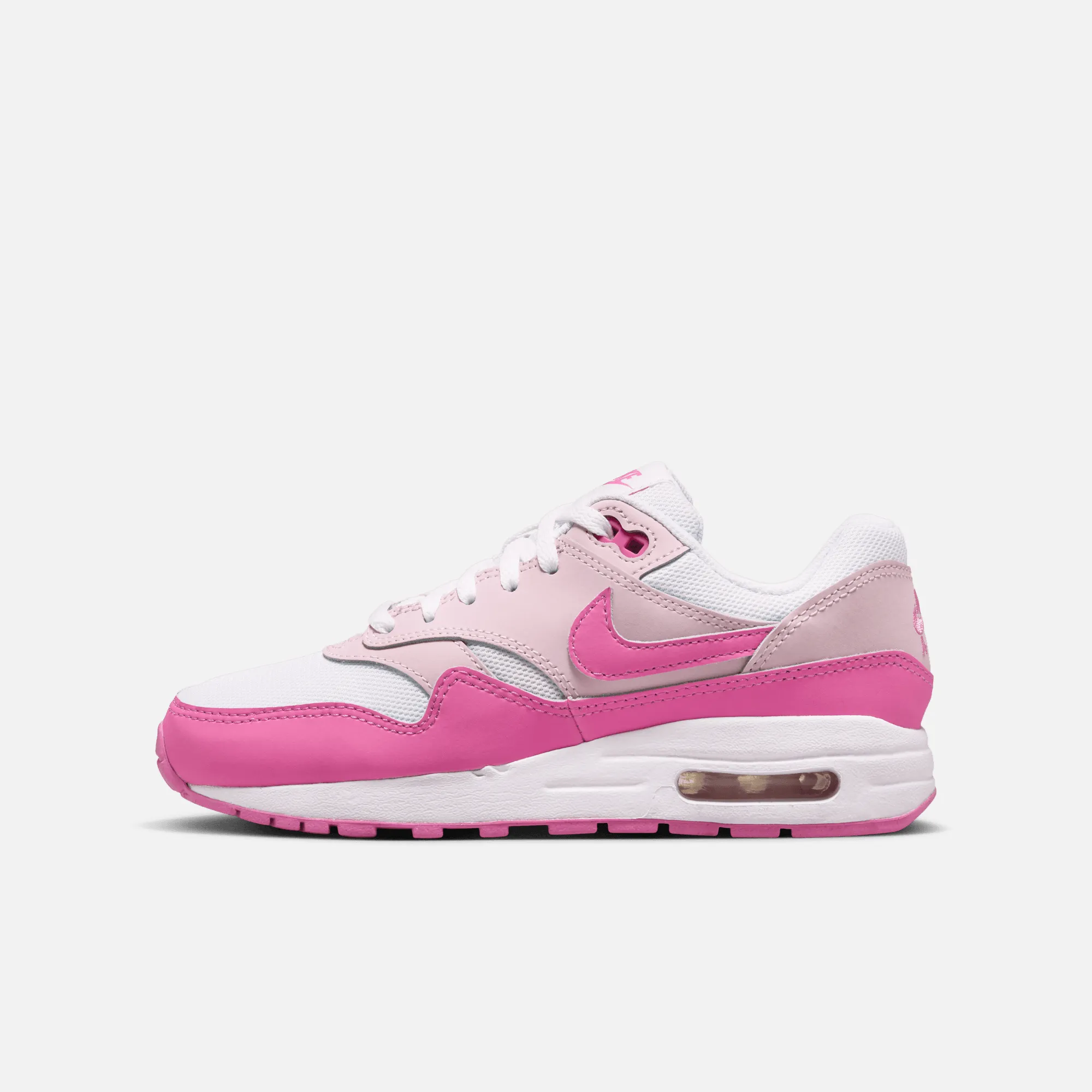 Nike Big Kids' Air Max 1 Playful Pink (GS)