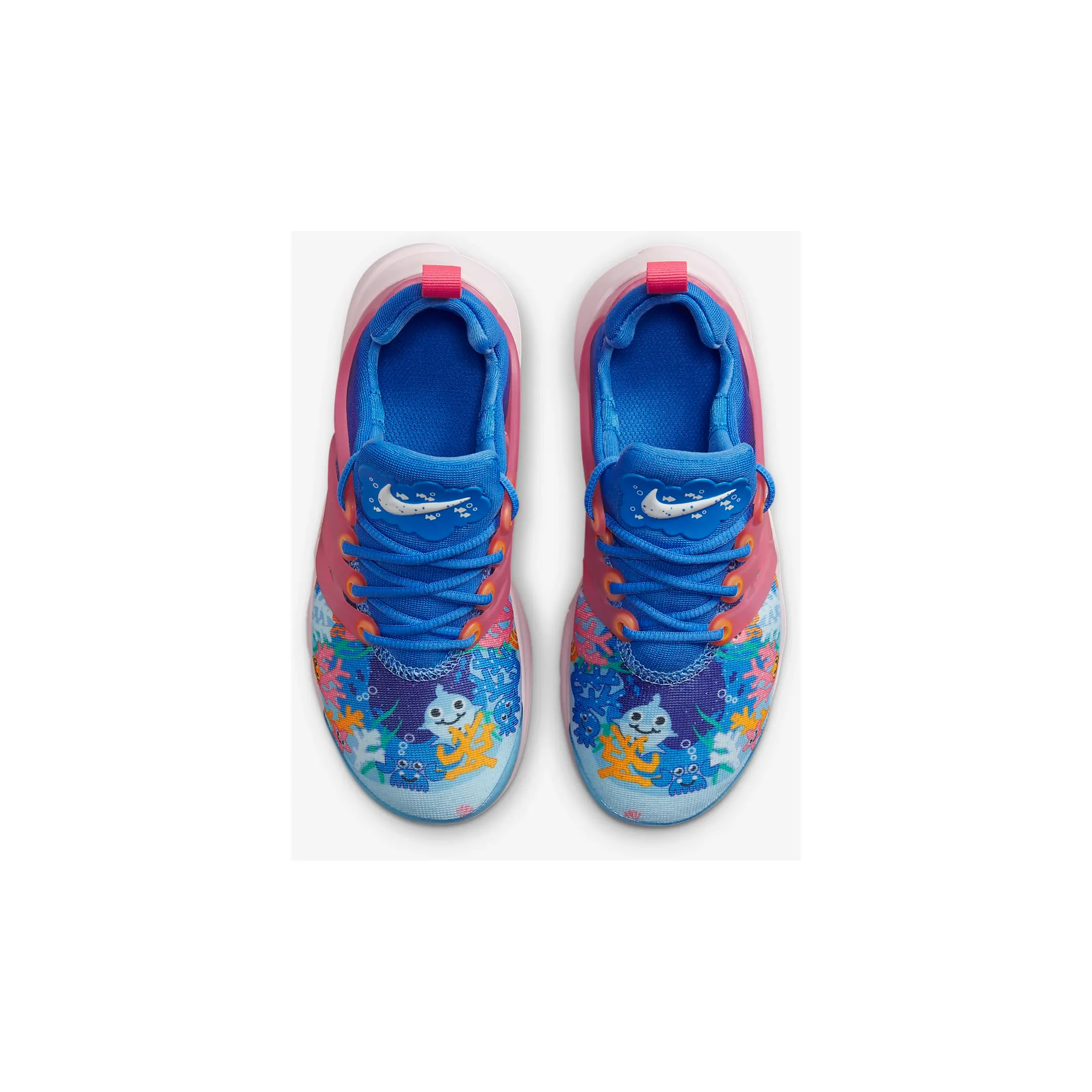 Nike Kid's Presto SE Shoes - Light Photo Blue / Sea Coral / Vivid Orange / Summit White