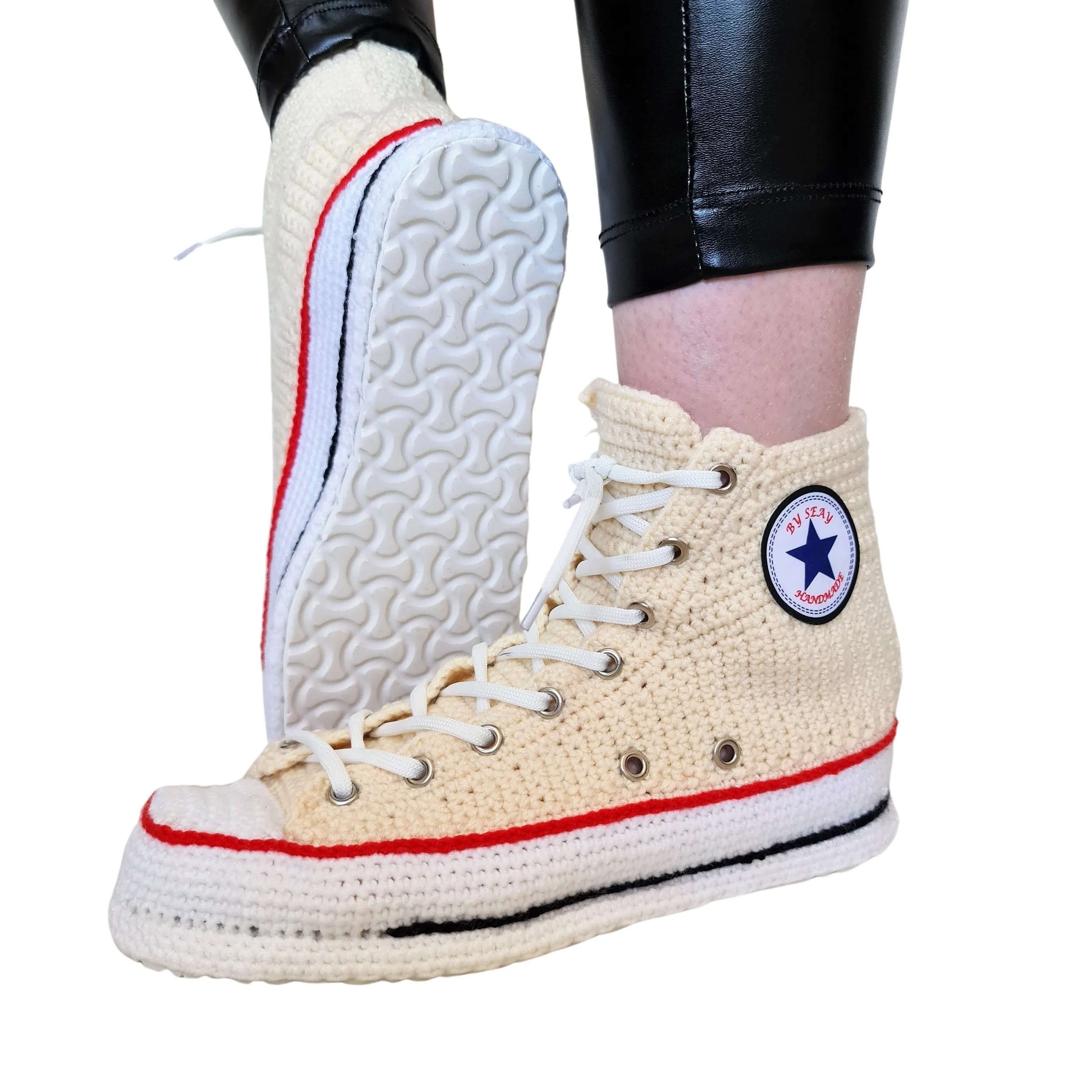 Off White Slippers Converse Sneakers Cozy Custom House Shoes