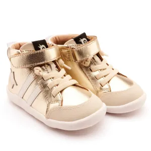 Old Soles Boy's and Girl's Boss Ground Casual Shoes - Gold / Sporco / Snow