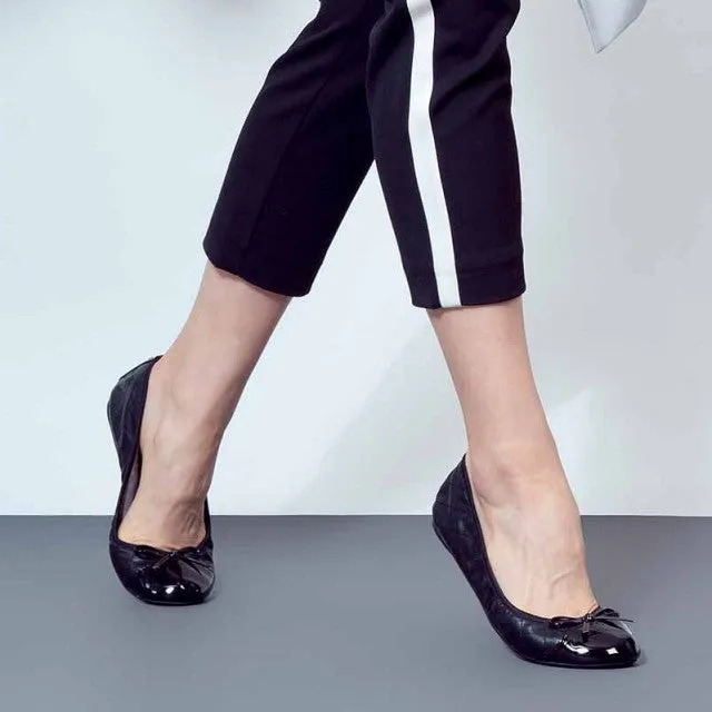 OLIVIA Ballet Flat Shoes - Black