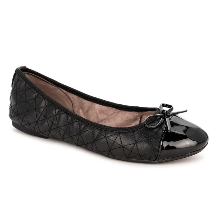 OLIVIA Ballet Flat Shoes - Black