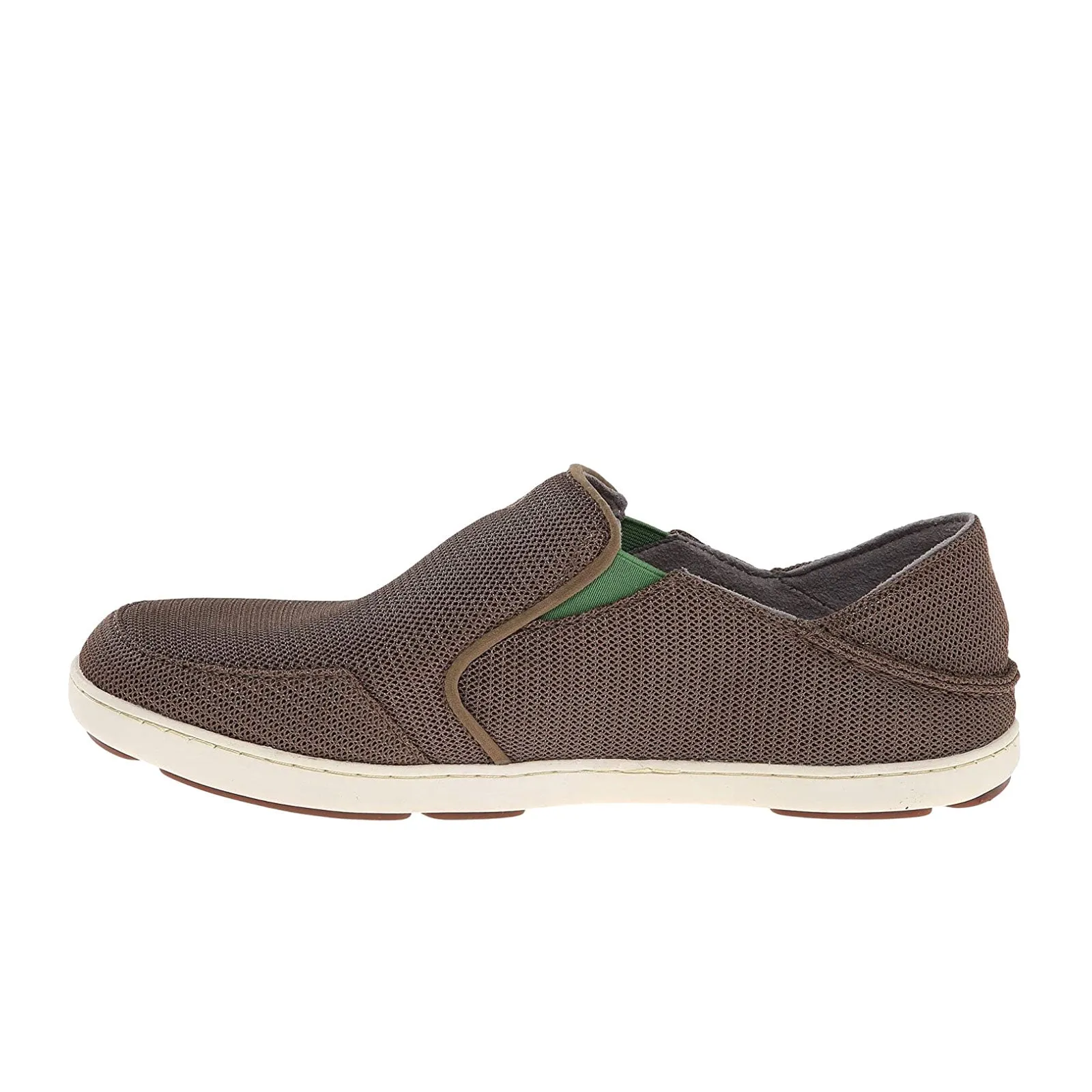 OluKai Nohea Mesh Slip On (Men) - Mustang/Lime Peel