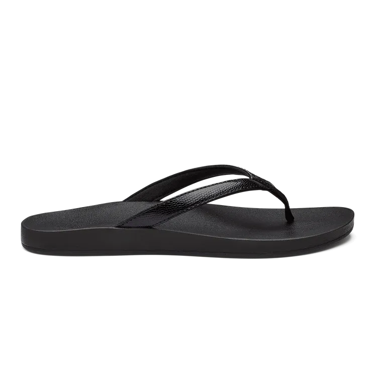 Olukai Women's Puawe Sandal - Black/Black