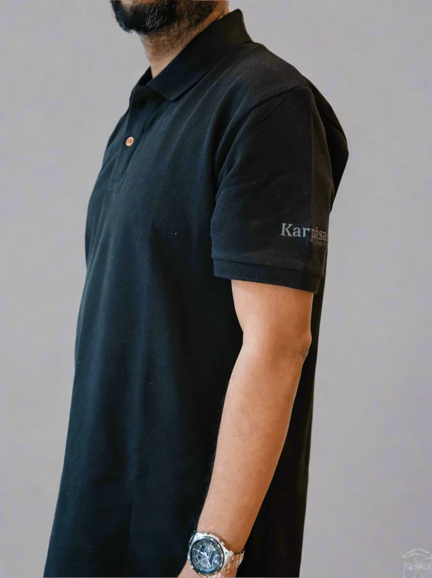 Organic Cotton Men's Polo T-Shirt - Sustainable Style and Comfort