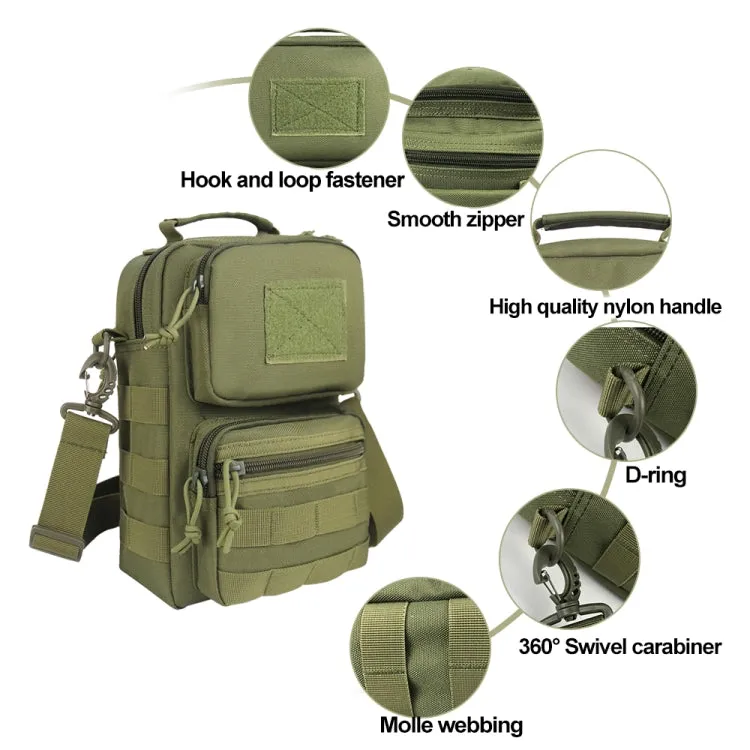 Outdoor Mountaineering Waterproof Shoulder Bag Shoulder Bag(ArmyGreen)