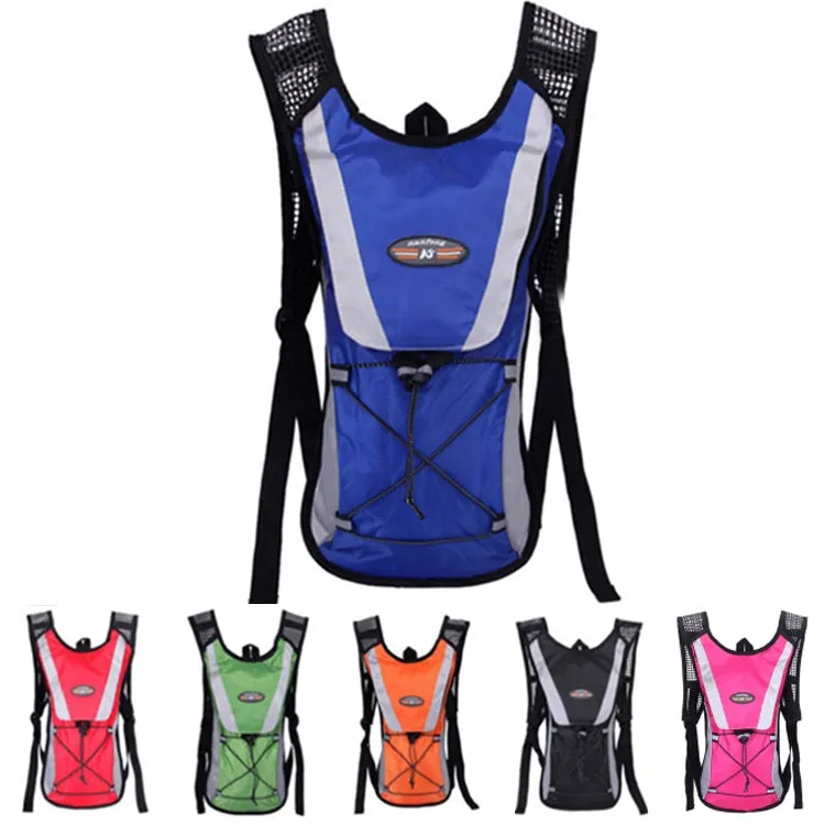 Outdoor Sports Mountaineering Cycling Backpack Water Bottle Breathable Vest(Orange)