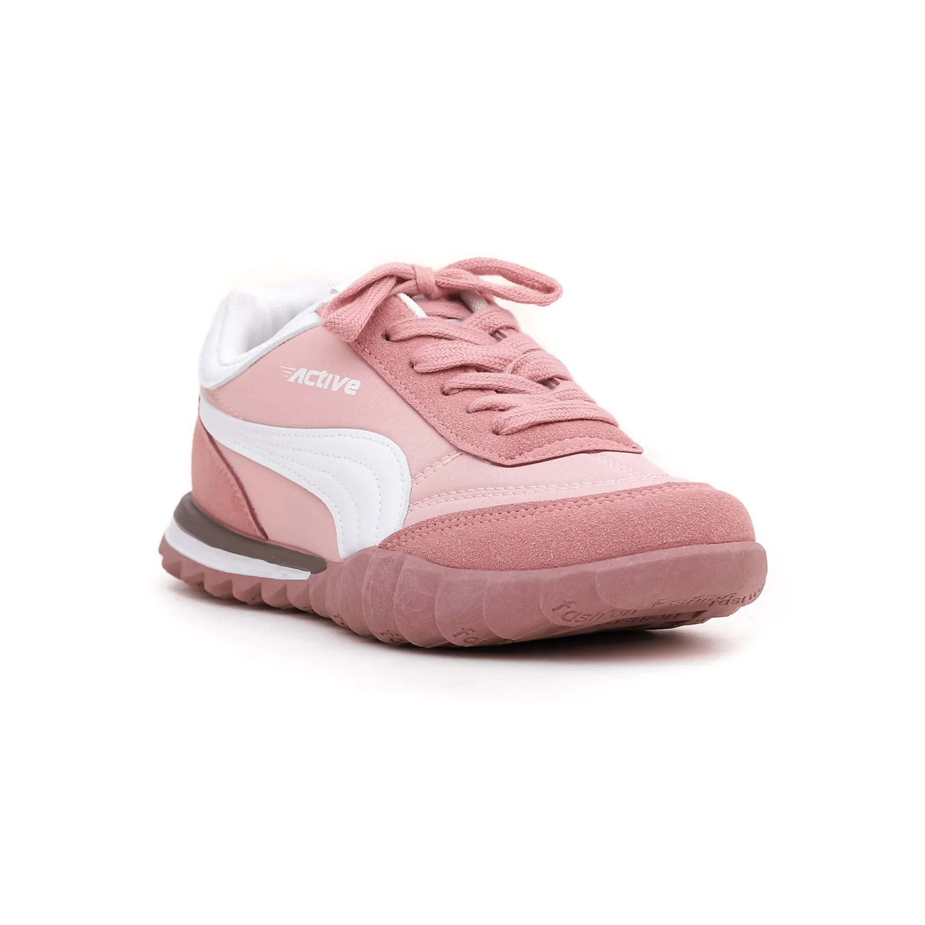 Pink Lace-Up Trainers AT7244