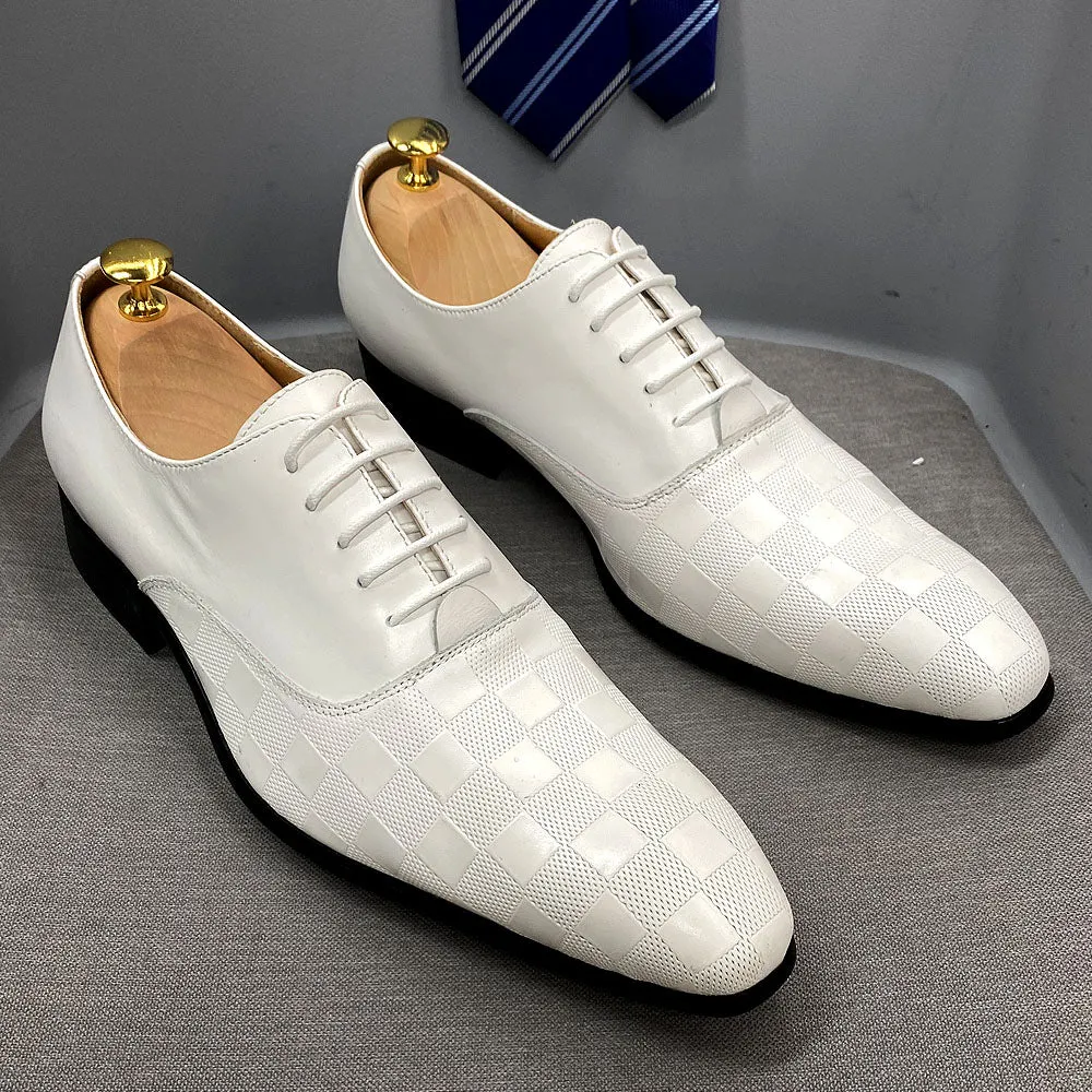 PlaidLuxe Italian Oxford Shoes