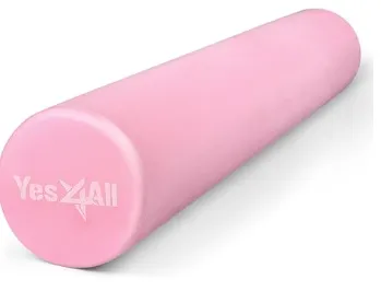 Premium USA Medium Density Round PE Foam Roller for Physical Therapy 36 inc