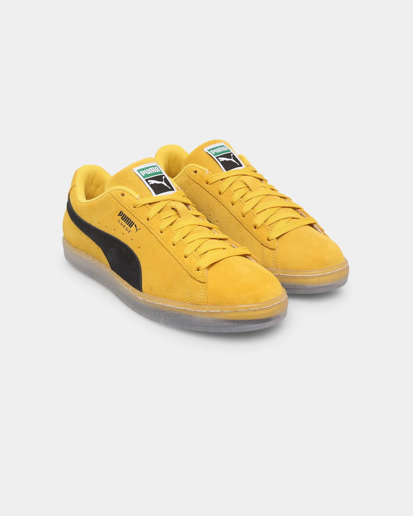 Puma Suede Translucent Shoes Spectra Yellow-Translucent