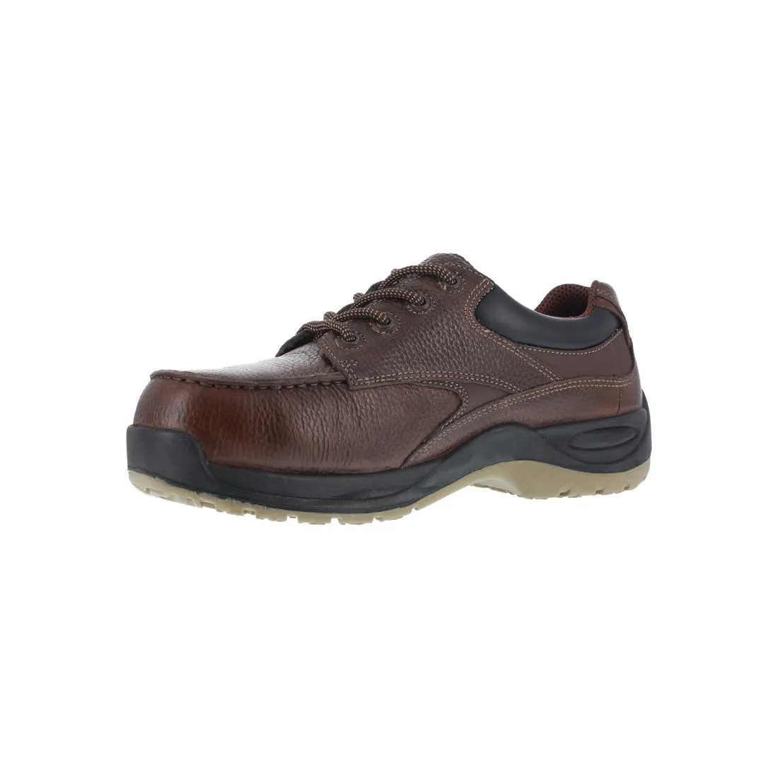 Rambler Creek Composite-Toe Oxford Work Shoe Brown