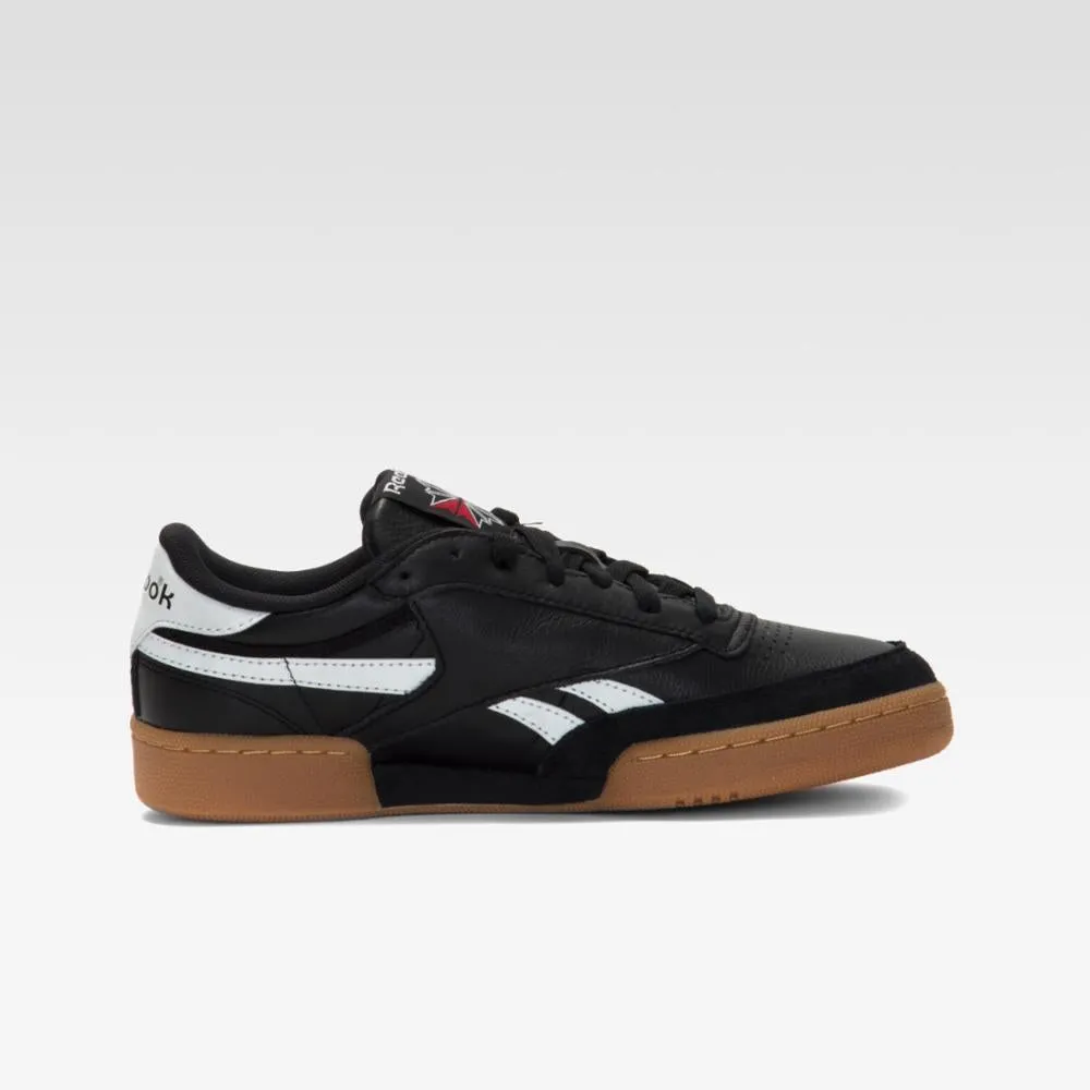 Reebok Footwear Men Club C Revenge Vintage Shoes BLACK/WHITE/GUM