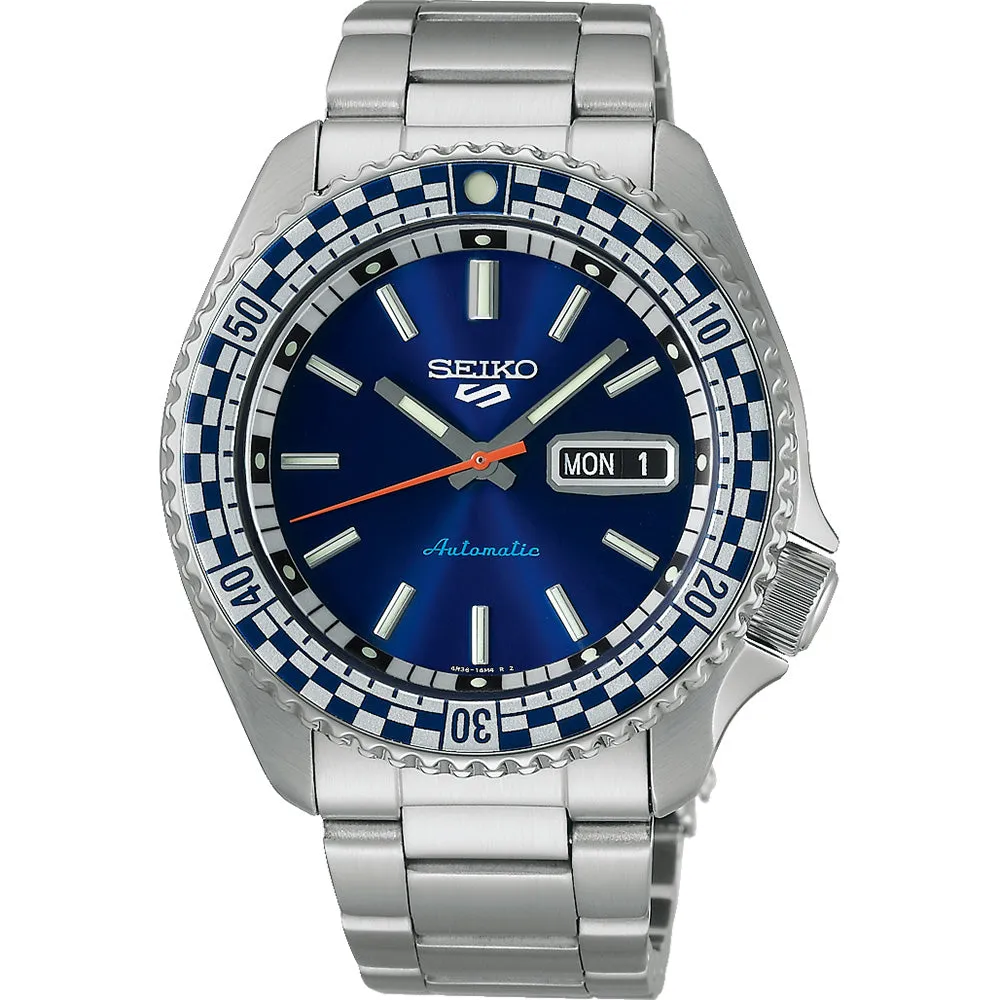 Seiko 5 SRPK65K Special Edition Retro Checker Flag