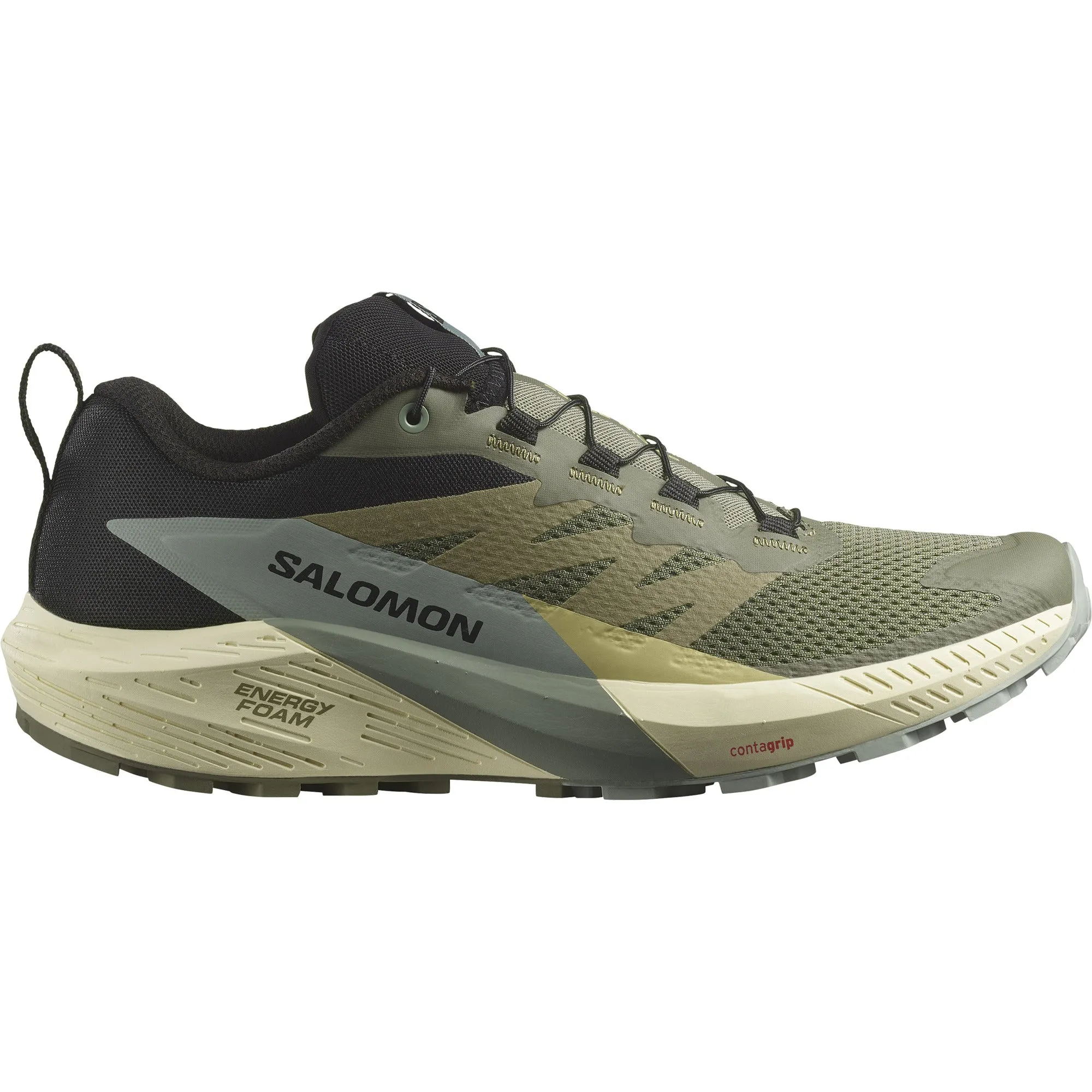 SENSE RIDE 5 Men Trail Running Shoes in Deep Lichen Green / Black / Green Milieu