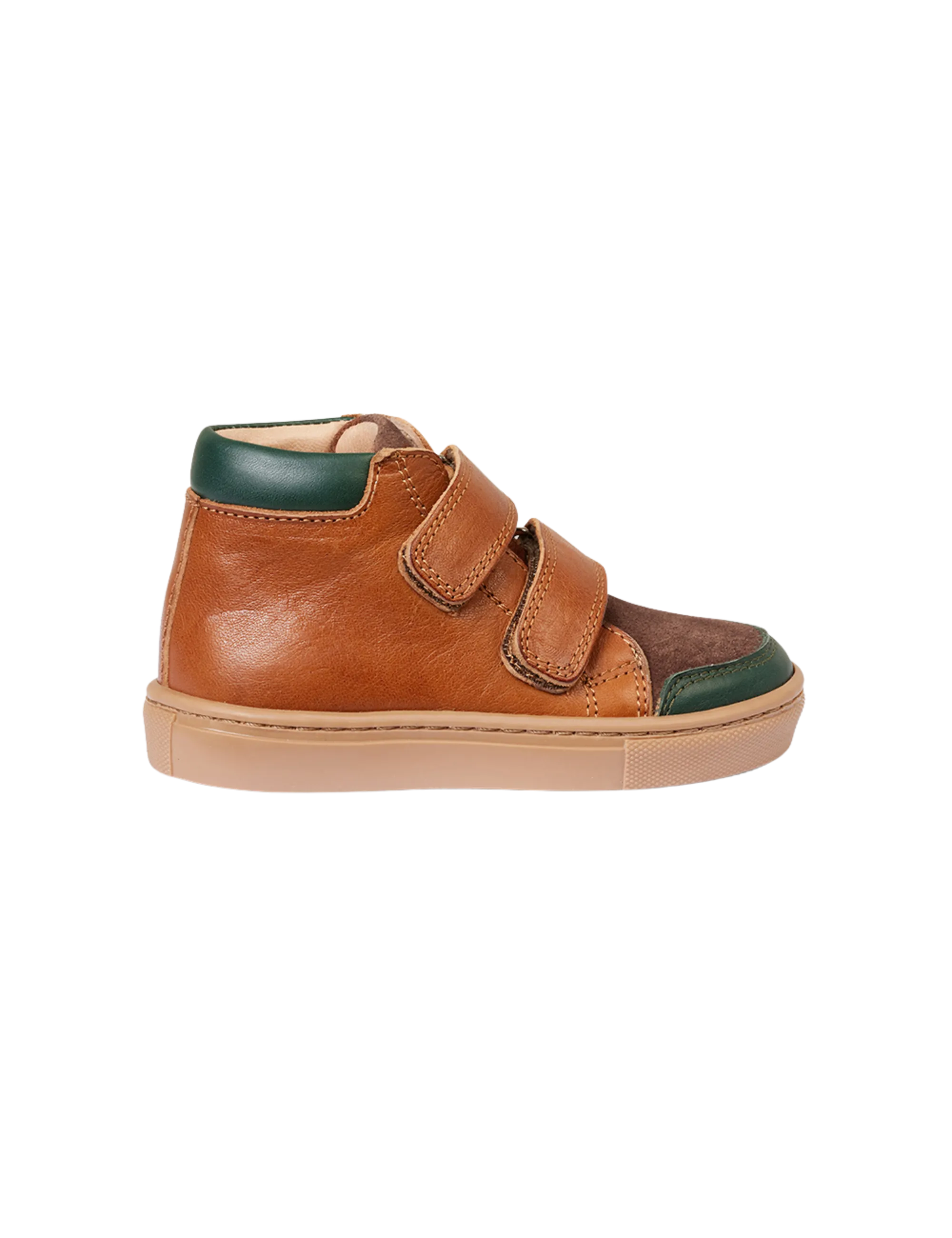 Sneaker - Color Block Cognac