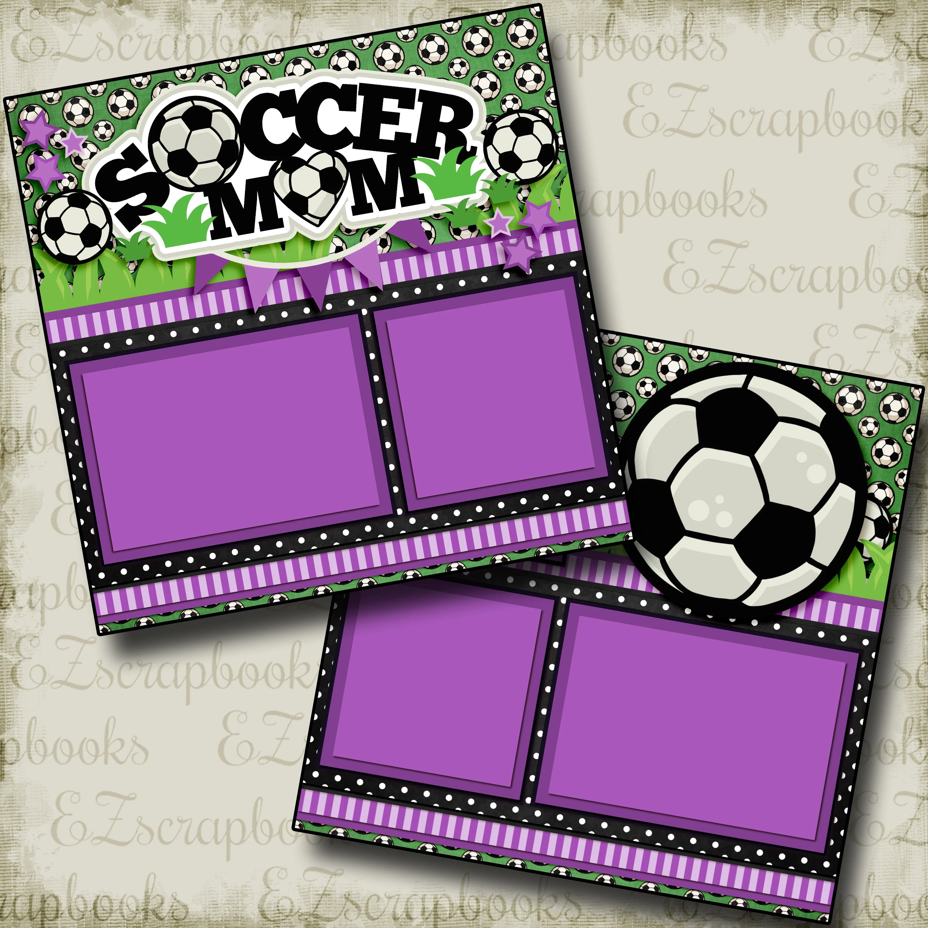 Soccer Mom Purple - 3302