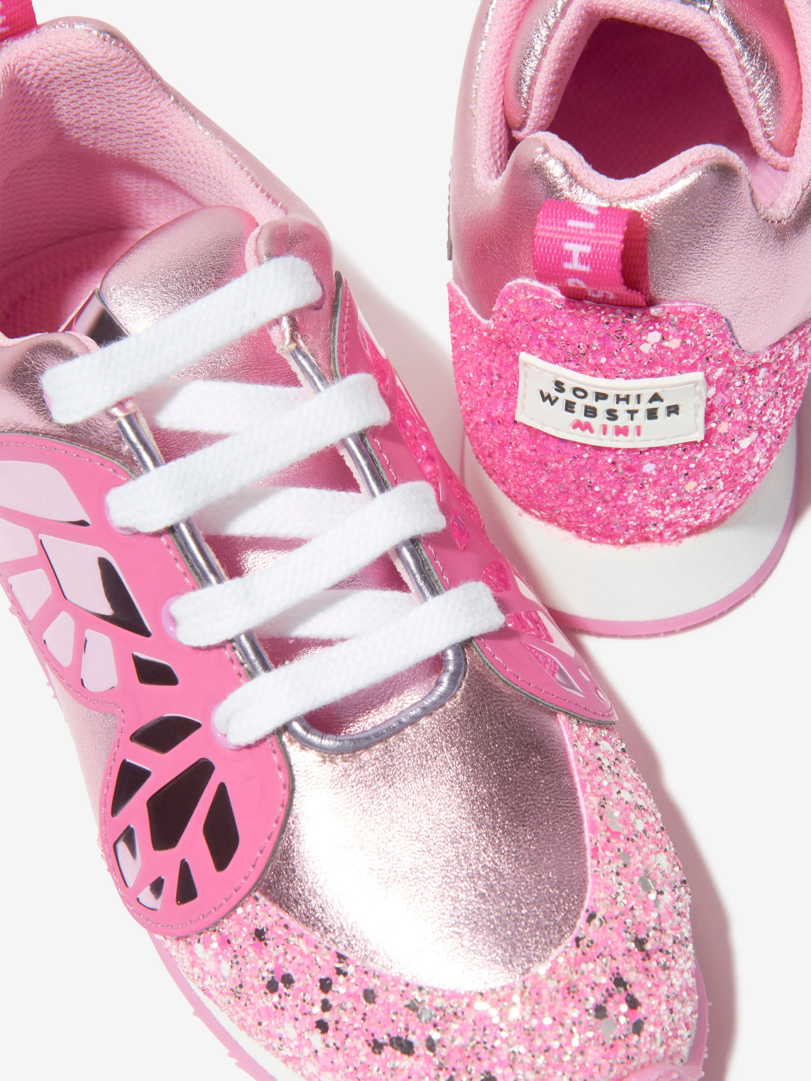 Sophia Webster Girls Chiara Trainers in Pink