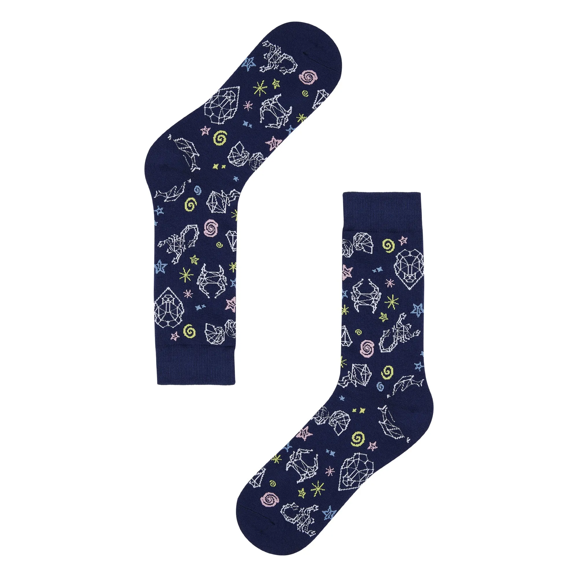 Space Jam Printed Crew Length Socks