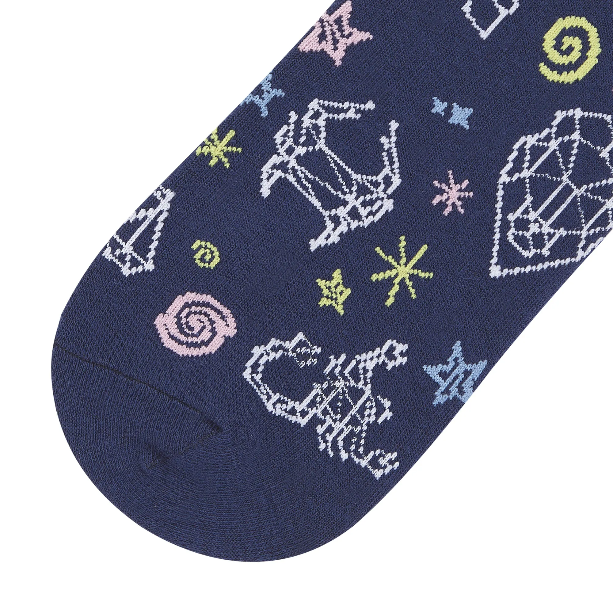 Space Jam Printed Crew Length Socks