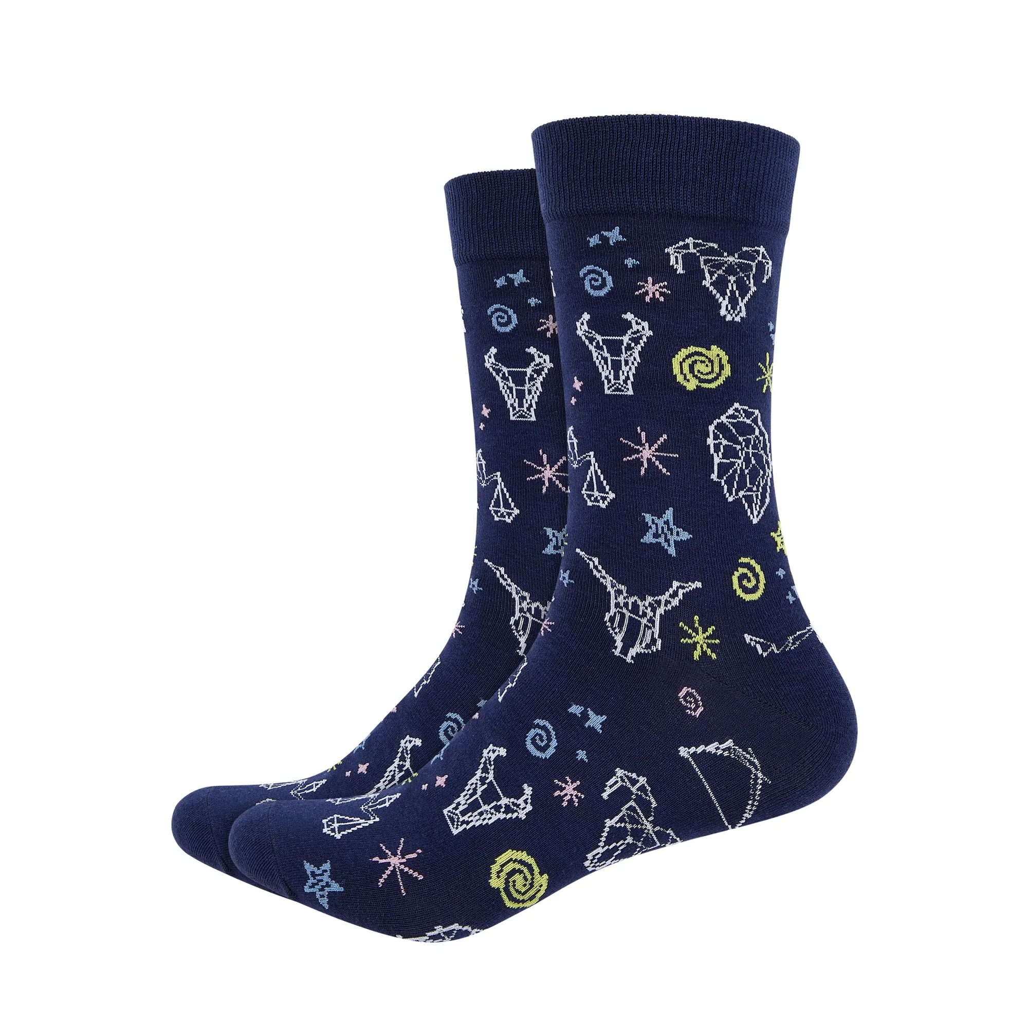 Space Jam Printed Crew Length Socks