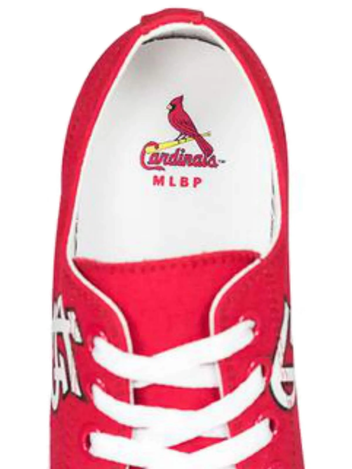 St. Louis Cardinals Row One UNISEX Red "STL" Logo Canvas Lace Up Shoes