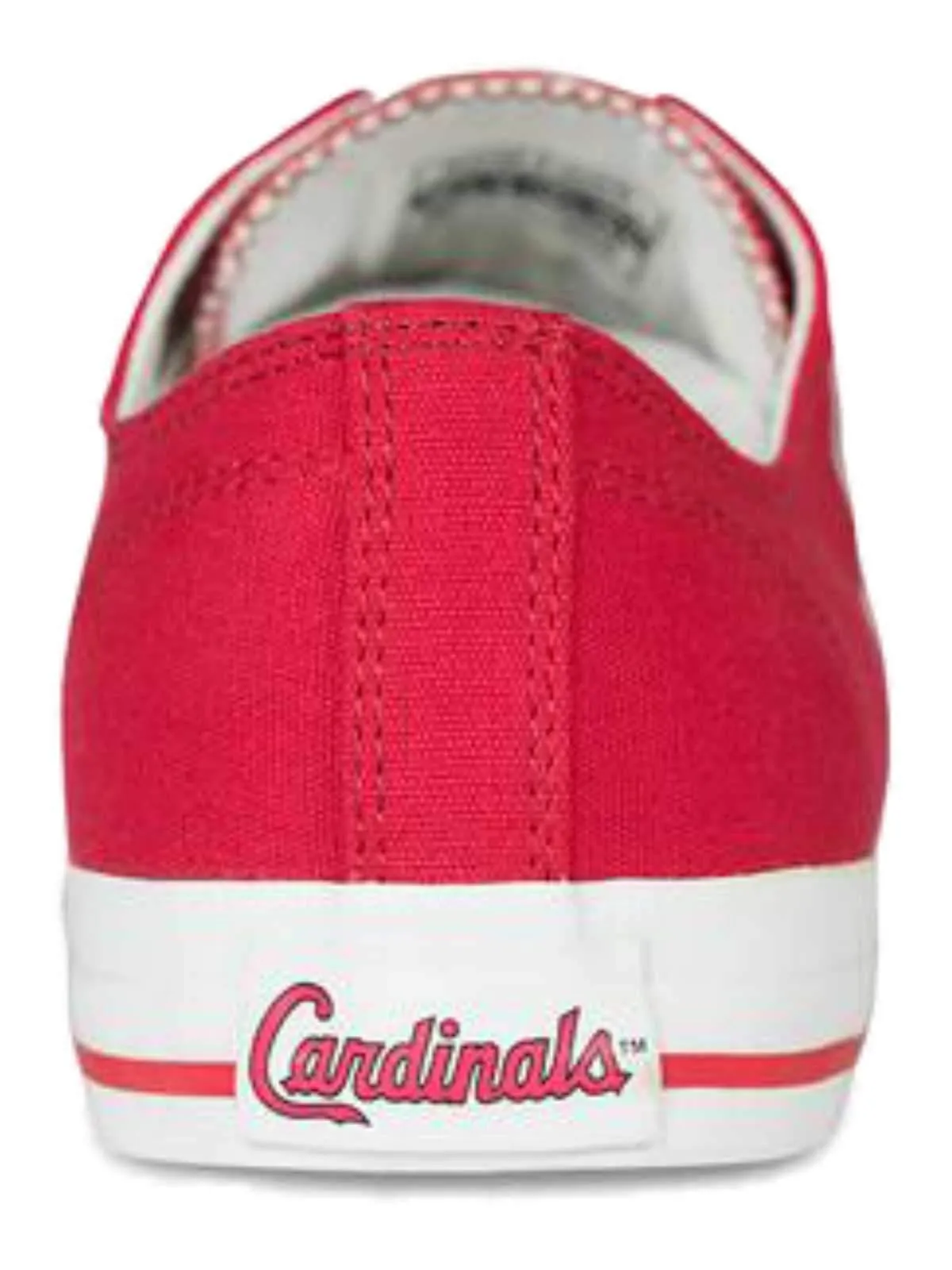 St. Louis Cardinals Row One UNISEX Red "STL" Logo Canvas Lace Up Shoes