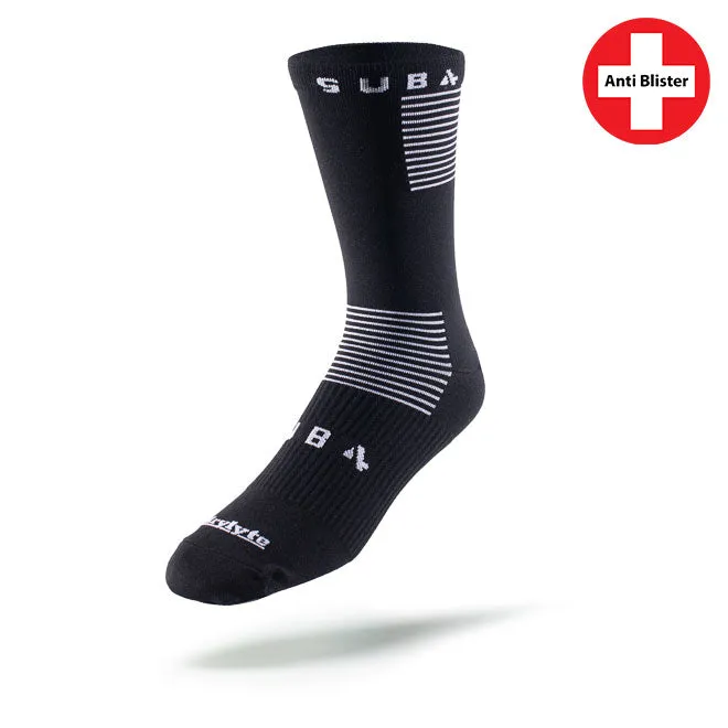 Sub4 Performance 3/4 Crew Cycling Sock - Black