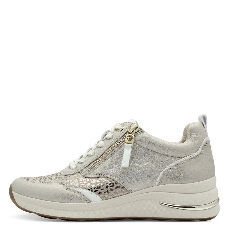 Tamaris Womens Beige Comfort Trainer 8-83714-43