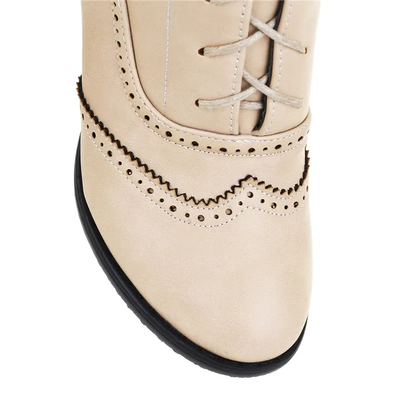 TEEK - British Style Brogue Ankle Boots