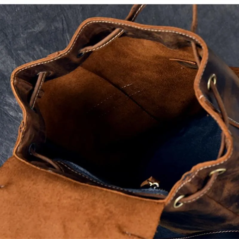 The Olaf Rucksack | Vintage Leather Travel Backpack