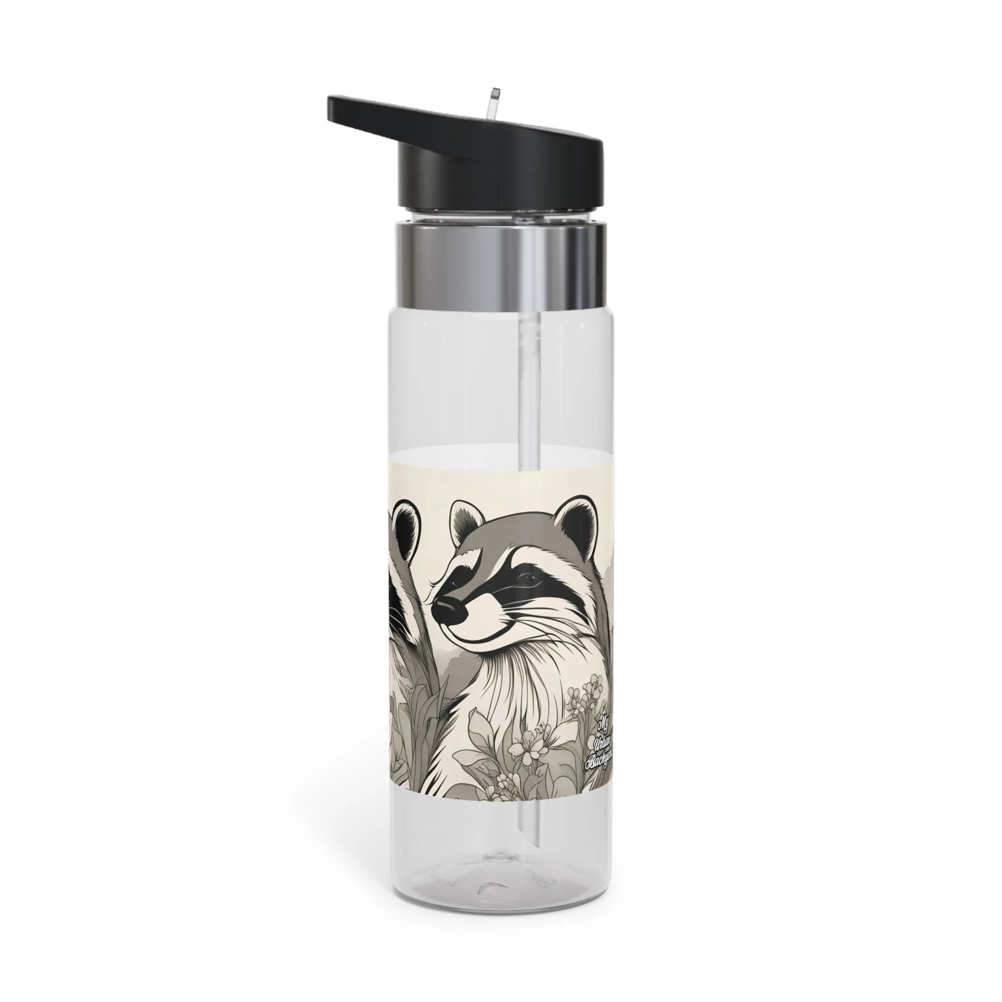 Three Raccoons, 20oz Sport Water Bottle, BPA-Free, Tritan™ plastic