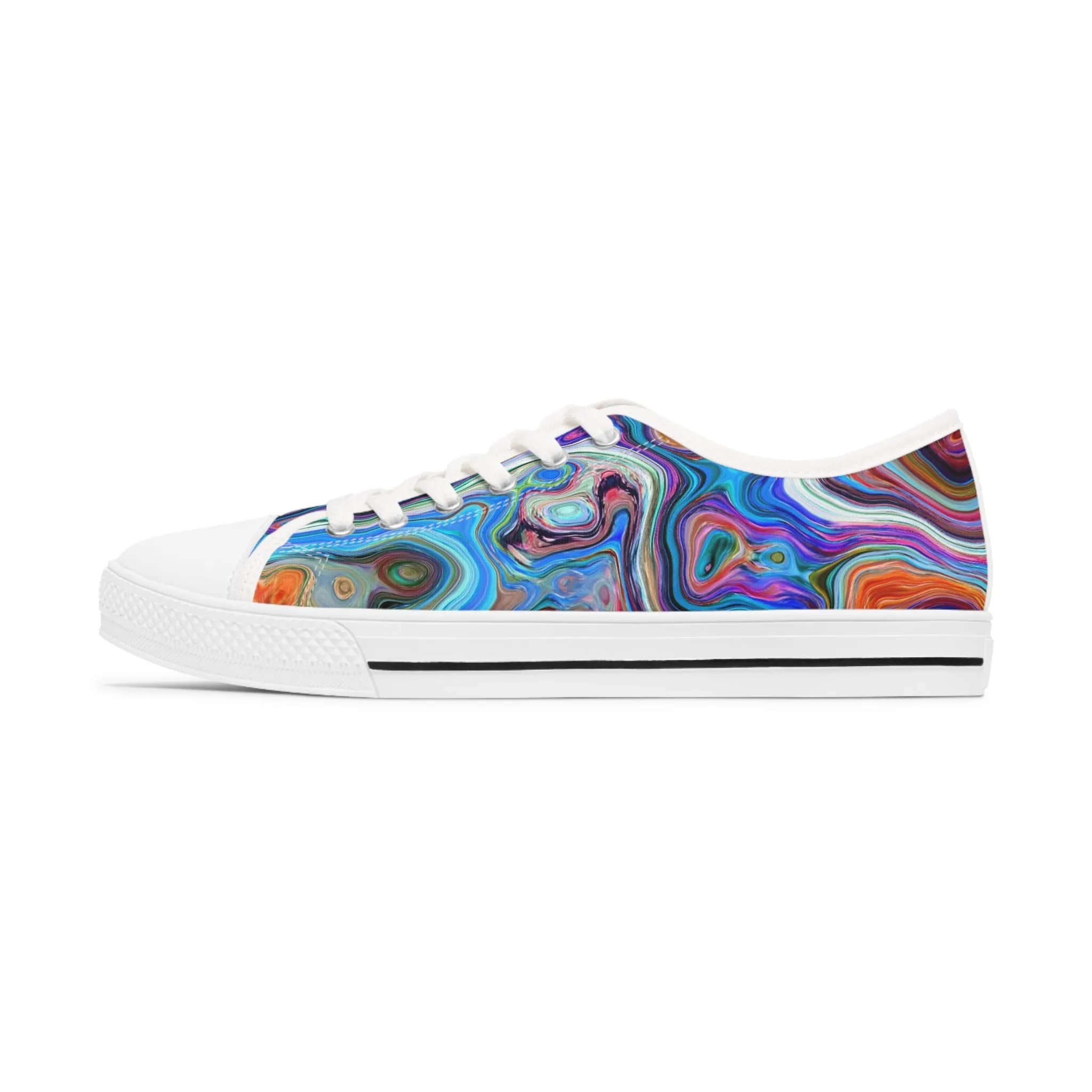 Trippy Liquid - Inovax Woman's Low Top Sneakers