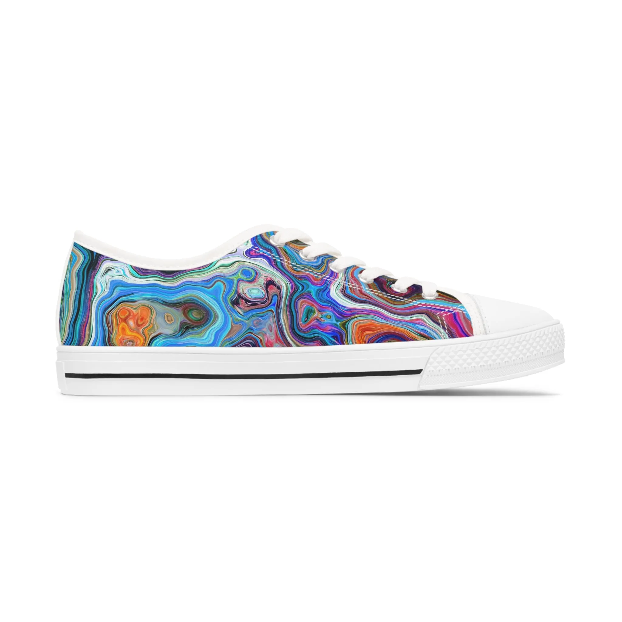 Trippy Liquid - Inovax Woman's Low Top Sneakers