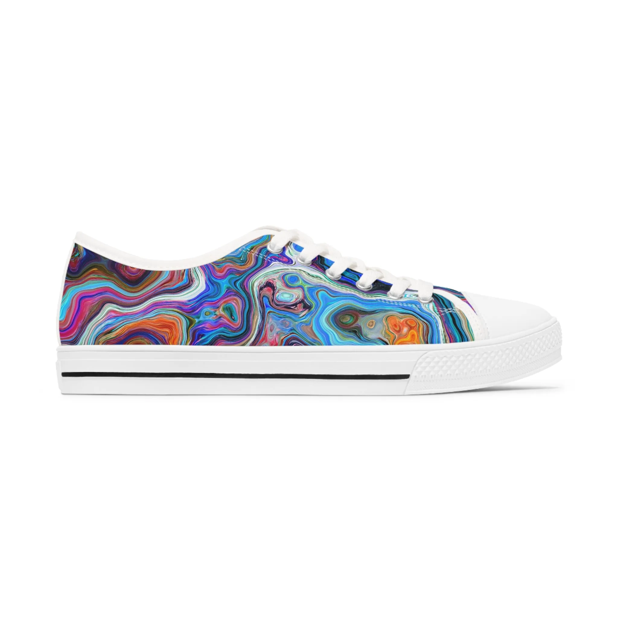 Trippy Liquid - Inovax Woman's Low Top Sneakers