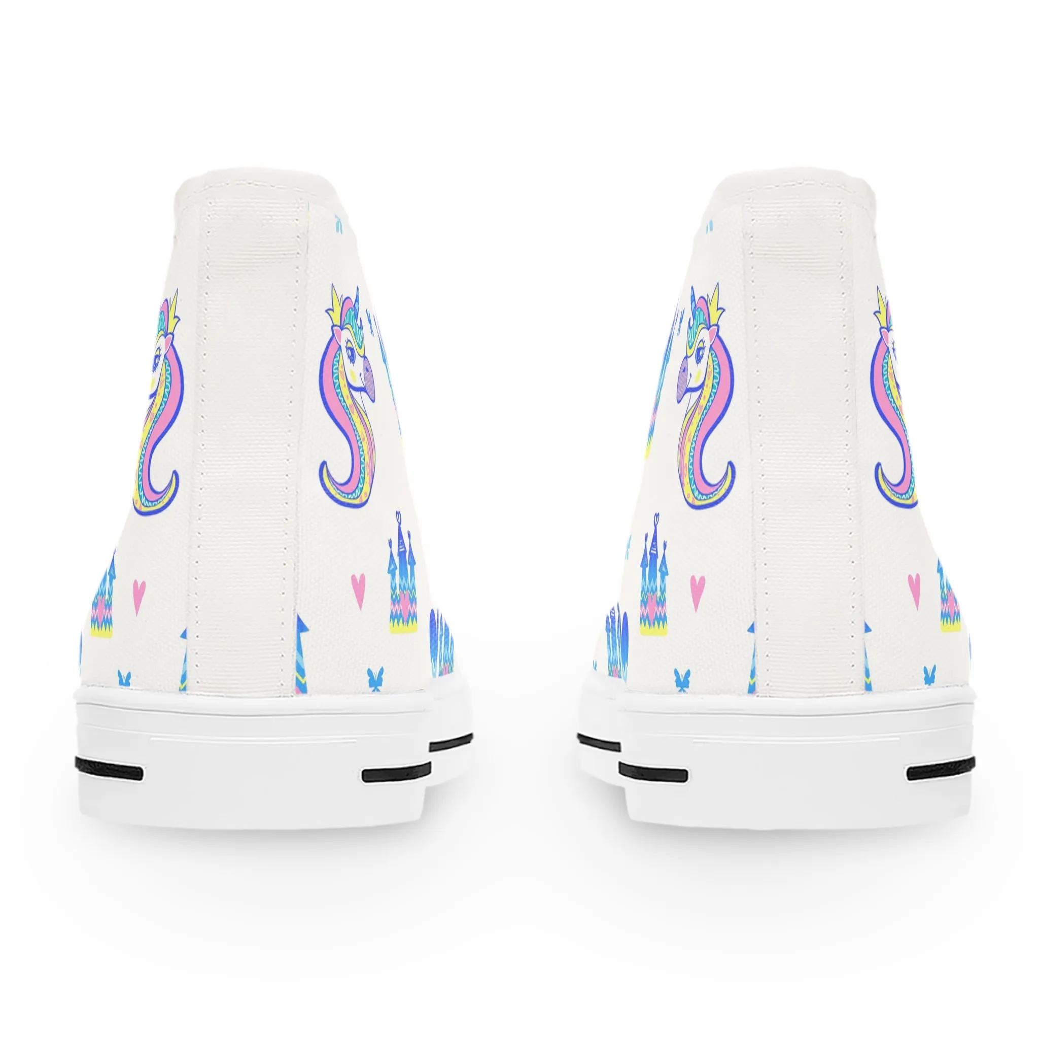 Unicorn and Castle Women's High Top Sneakers