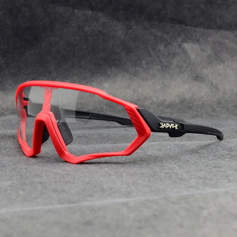 Unisex Photochromic UV400 Discoloration Outdoor Cycling Sports Eyewear