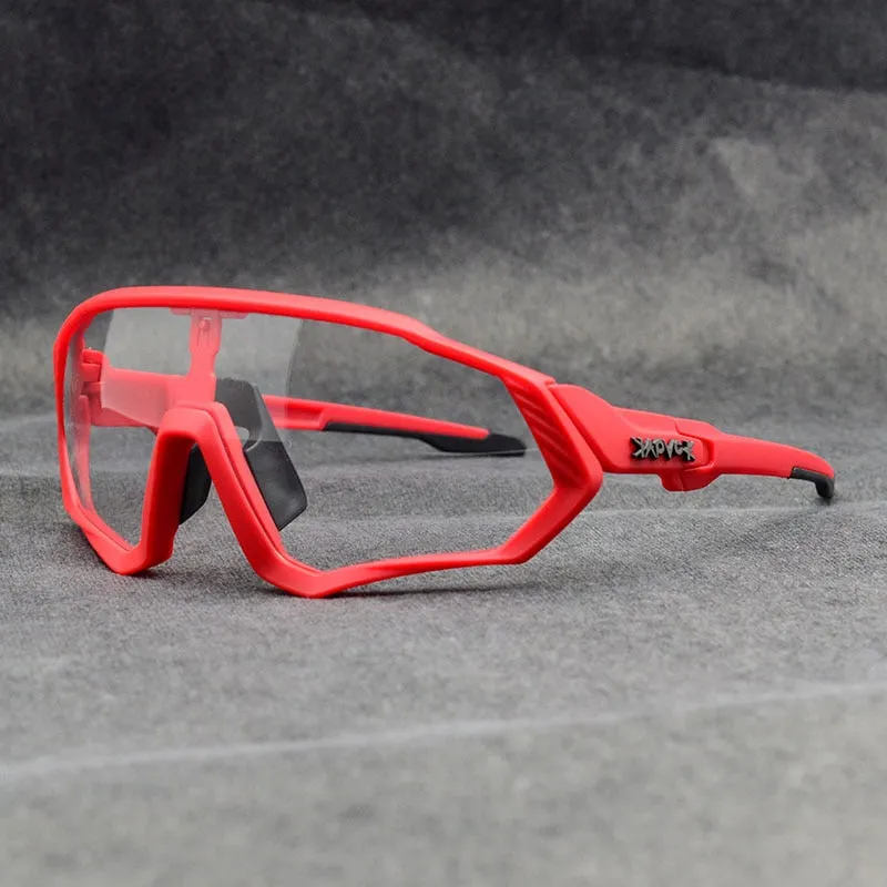 Unisex Photochromic UV400 Discoloration Outdoor Cycling Sports Eyewear