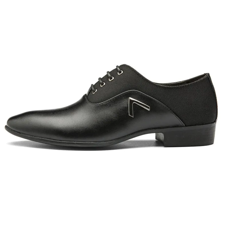 Urban Elite Leather Business Men Casual Oxford Shoes