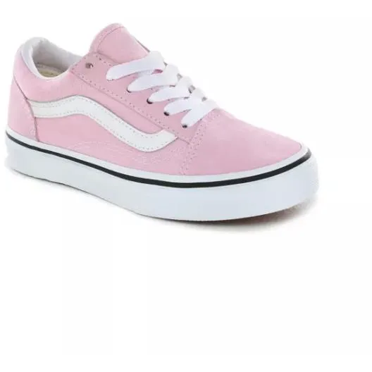 Vans Kid's Old Skool GS Shoes - Lilac Snow / True White