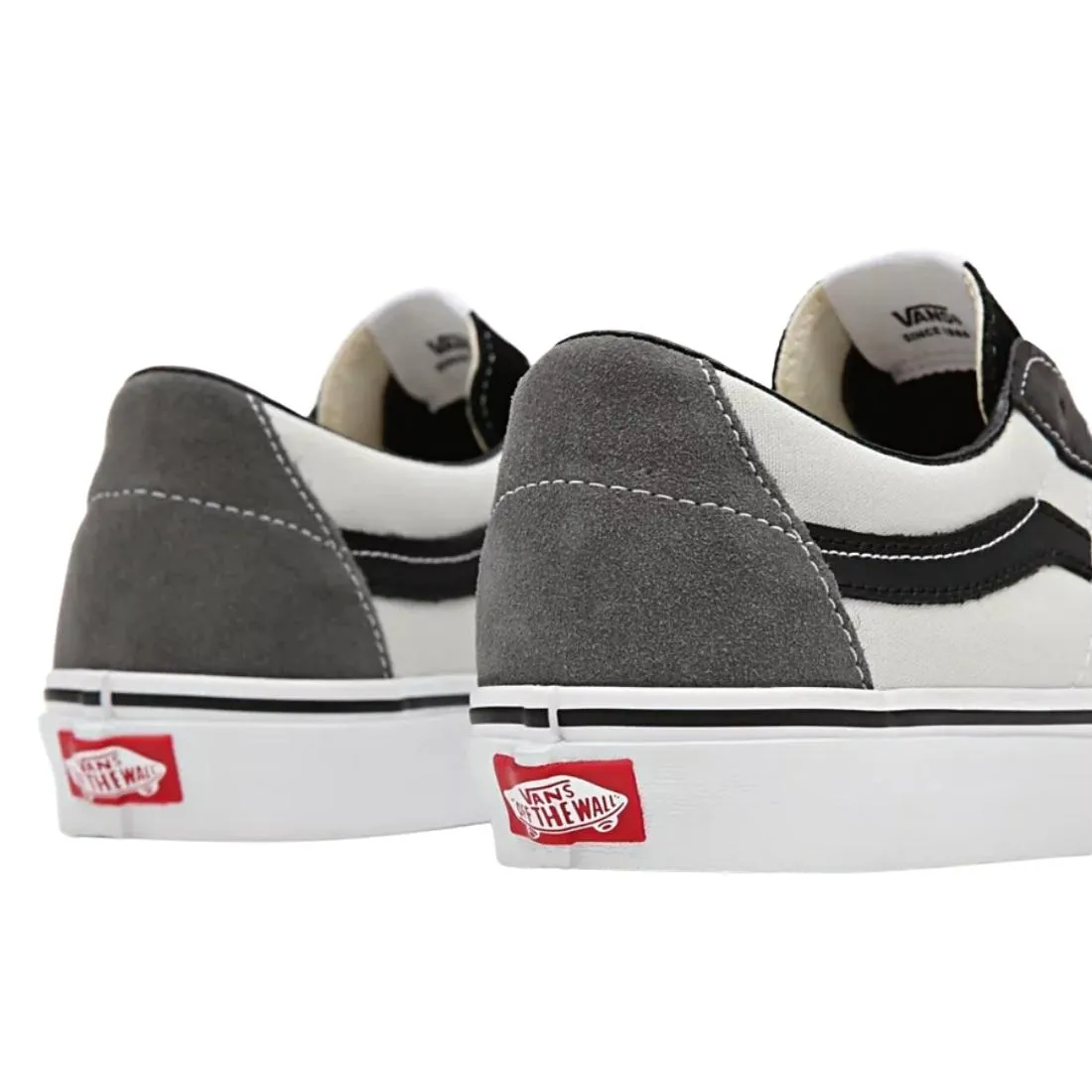 Vans Sk8-Low Skate Shoes - (Colourblock) Drizzle White