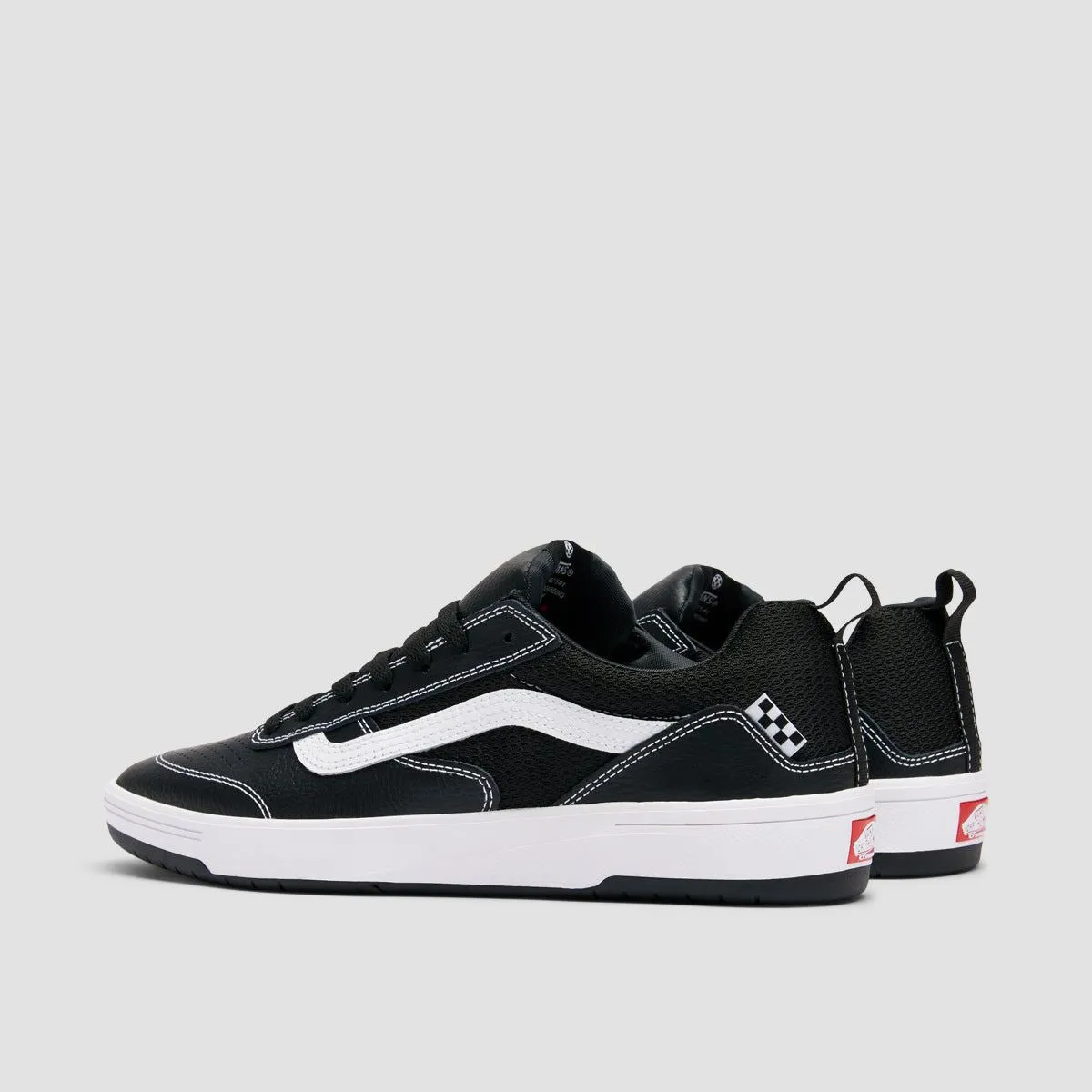 Vans Zahba Shoes - Leather Black/White