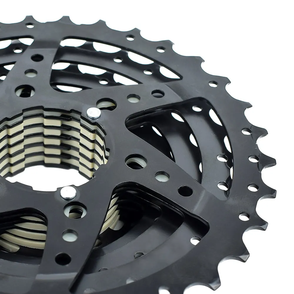 VG Sports Black 8/9/10/11 Speed Steel Bicycle Cassette