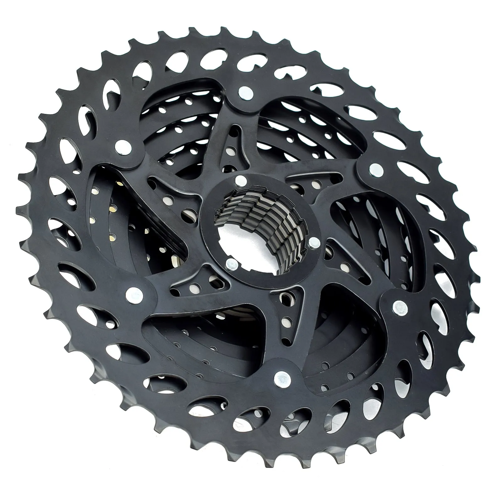 VG Sports Black 8/9/10/11 Speed Steel Bicycle Cassette